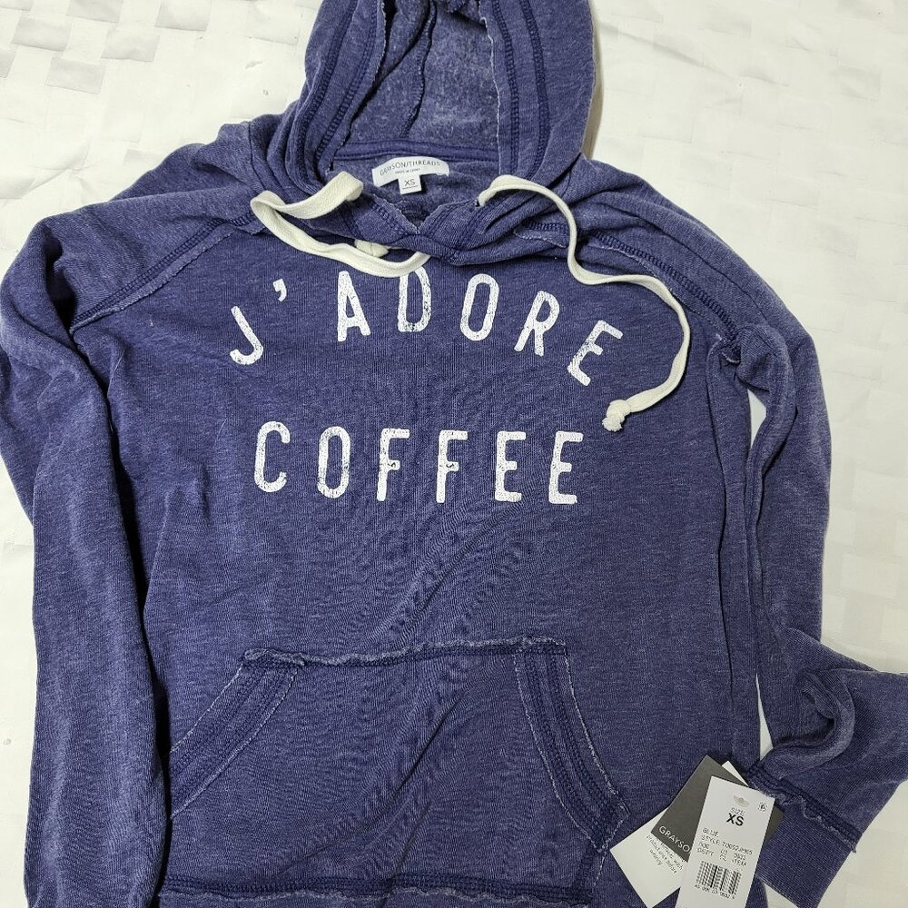 J'Adore Coffee Soft Sweatshirt NWT